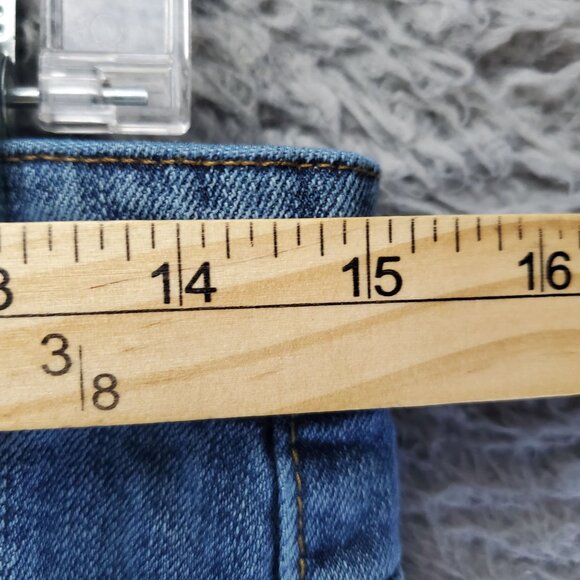 Anom Jeans Mens 32x30 Blue Slim Fit Stretch Denim - Picture 7 of 14